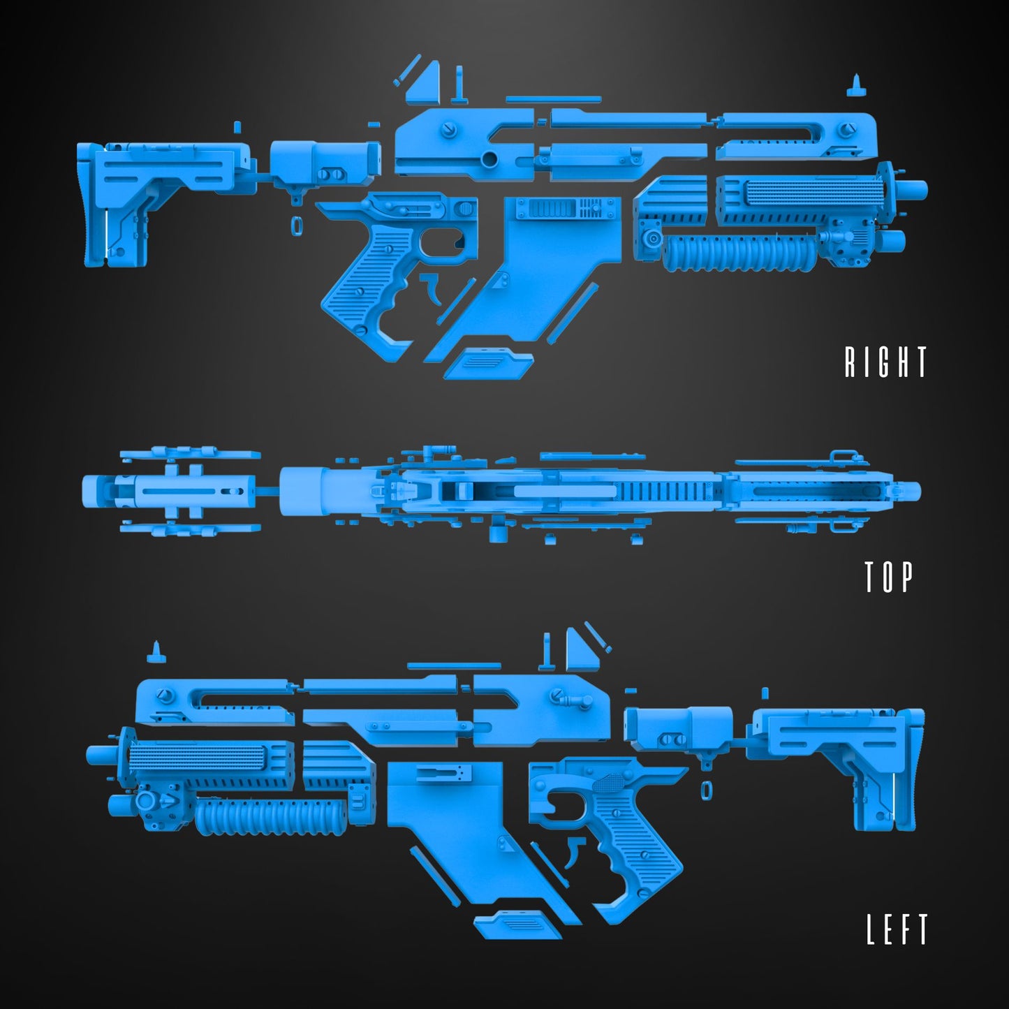 Alien: Romulus Pulse Rifle F44AA - Prop or Replica (DIY Kit)