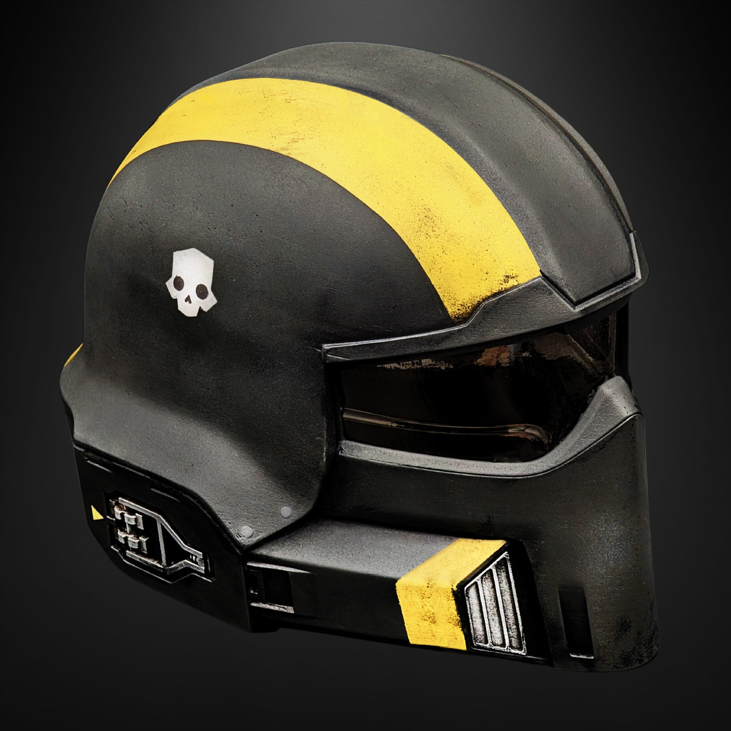 Helldivers: B-01 Tactical Helmet (Side Stripe) - Prop or Replica