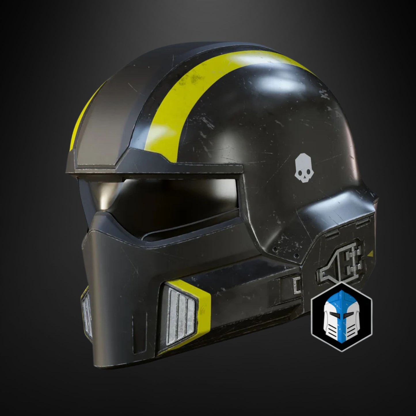 Helldivers: B-01 Tactical Helmet - Prop or Cosplay ( DIY kit)