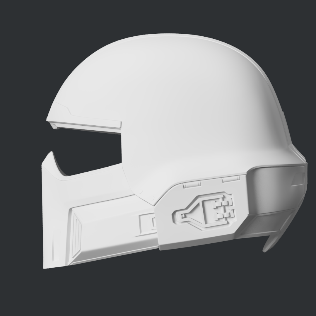 Helldivers: B-01 Tactical Helmet - Prop or Cosplay ( DIY kit)