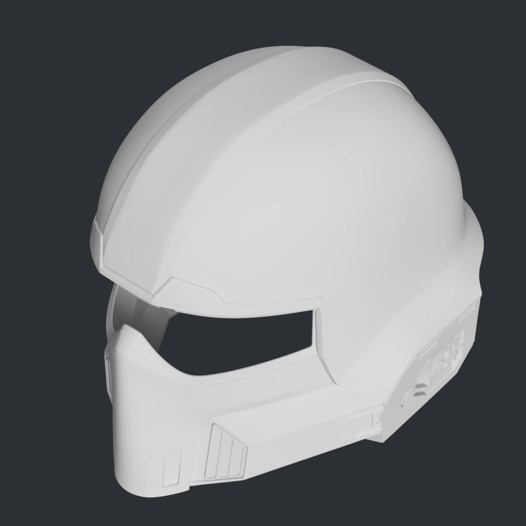 Helldivers: B-01 Tactical Helmet - Prop or Cosplay ( DIY kit)