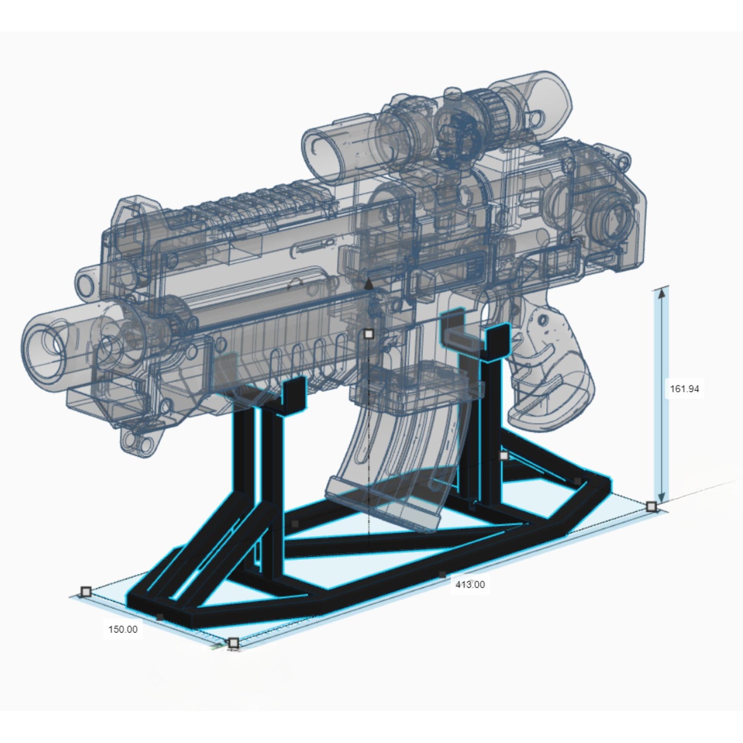 Universal Rifle Prop Display Stand