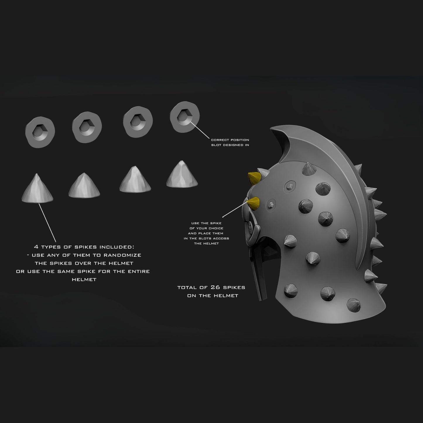 Gladiator: Maximus Decimus Meridius Helmet  - Prop or Cosplay (DIY Kit)