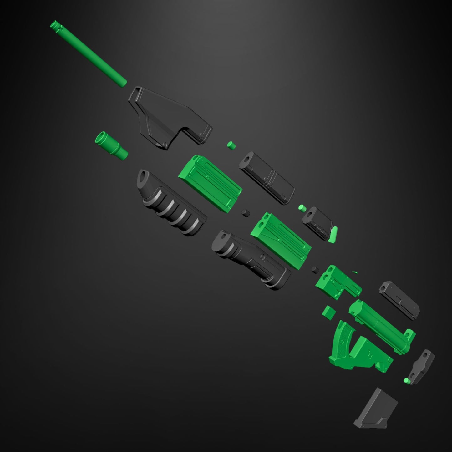 Halo 3: Assault Rifle - Prop or Cosplay (DIY KIT)