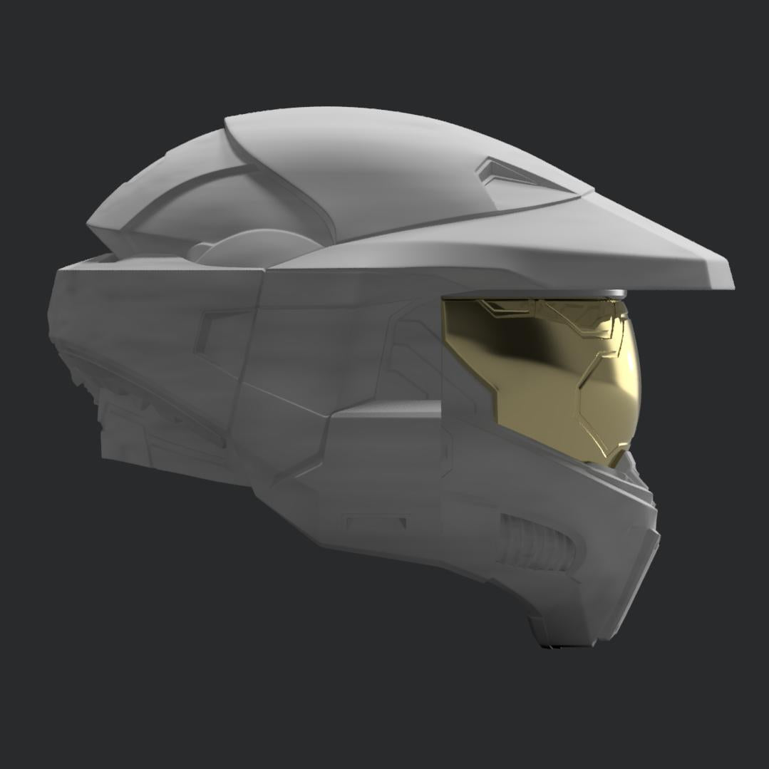 Halo 3: Master Chief Helmet MK6 - Prop or Cosplay (DIY Kit)