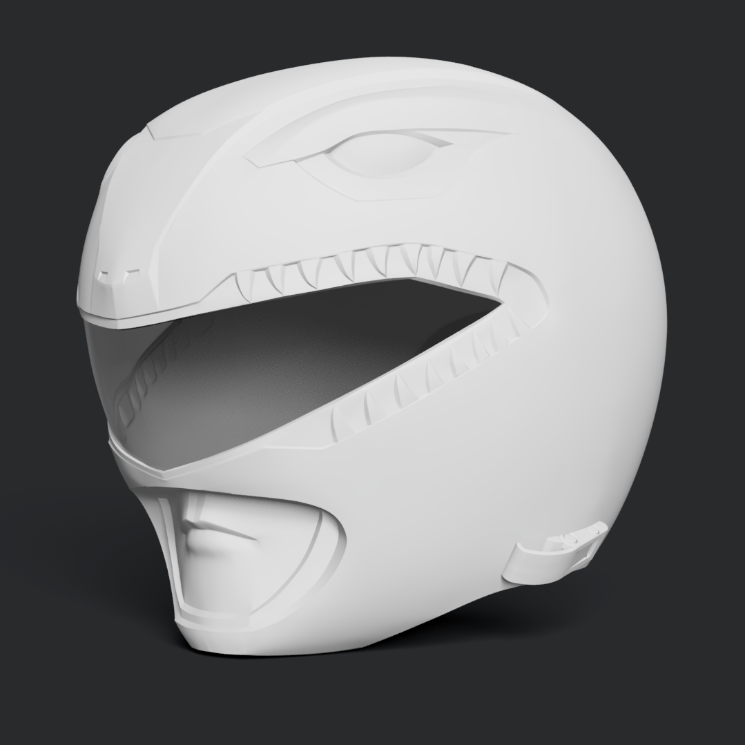 Power Rangers (MMPR): Red Ranger Helmet - Prop or Cosplay (DIY Kit)