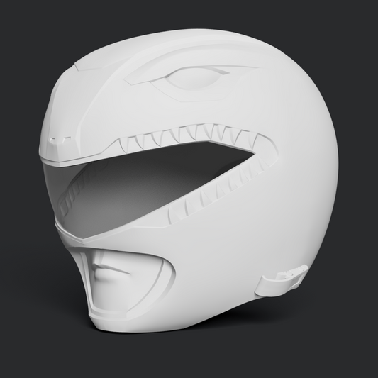 Power Rangers (MMPR): Red Ranger Helmet - Prop or Cosplay (DIY Kit)