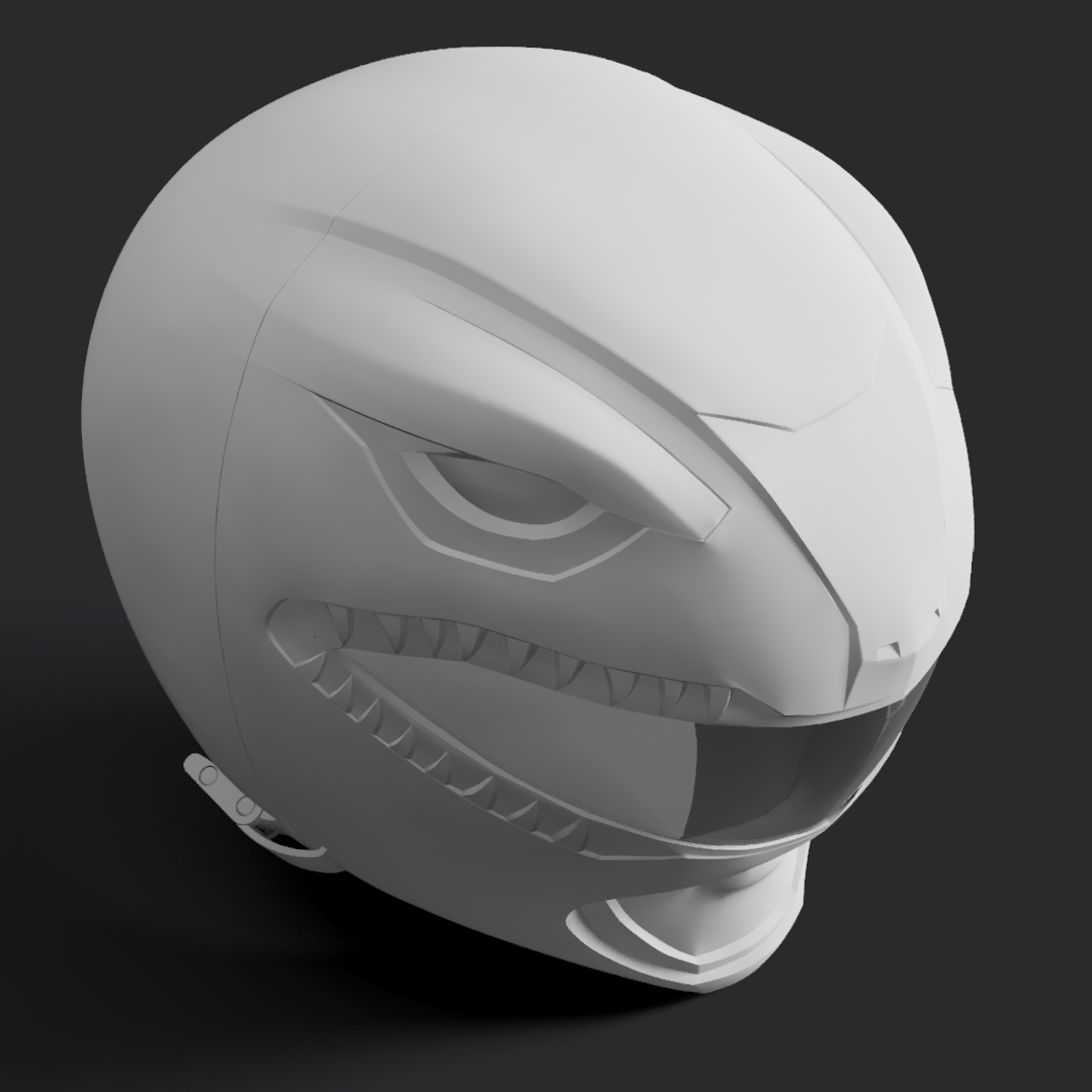 Power Rangers (MMPR): Red Ranger Helmet - Prop or Cosplay (DIY Kit)