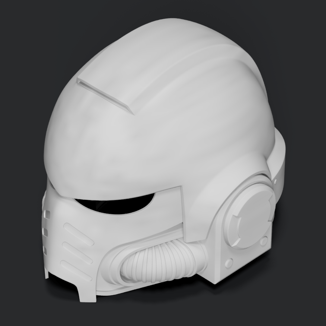 Warhammer 40K: Primaris Helmet - Prop or Cosplay (DIY)