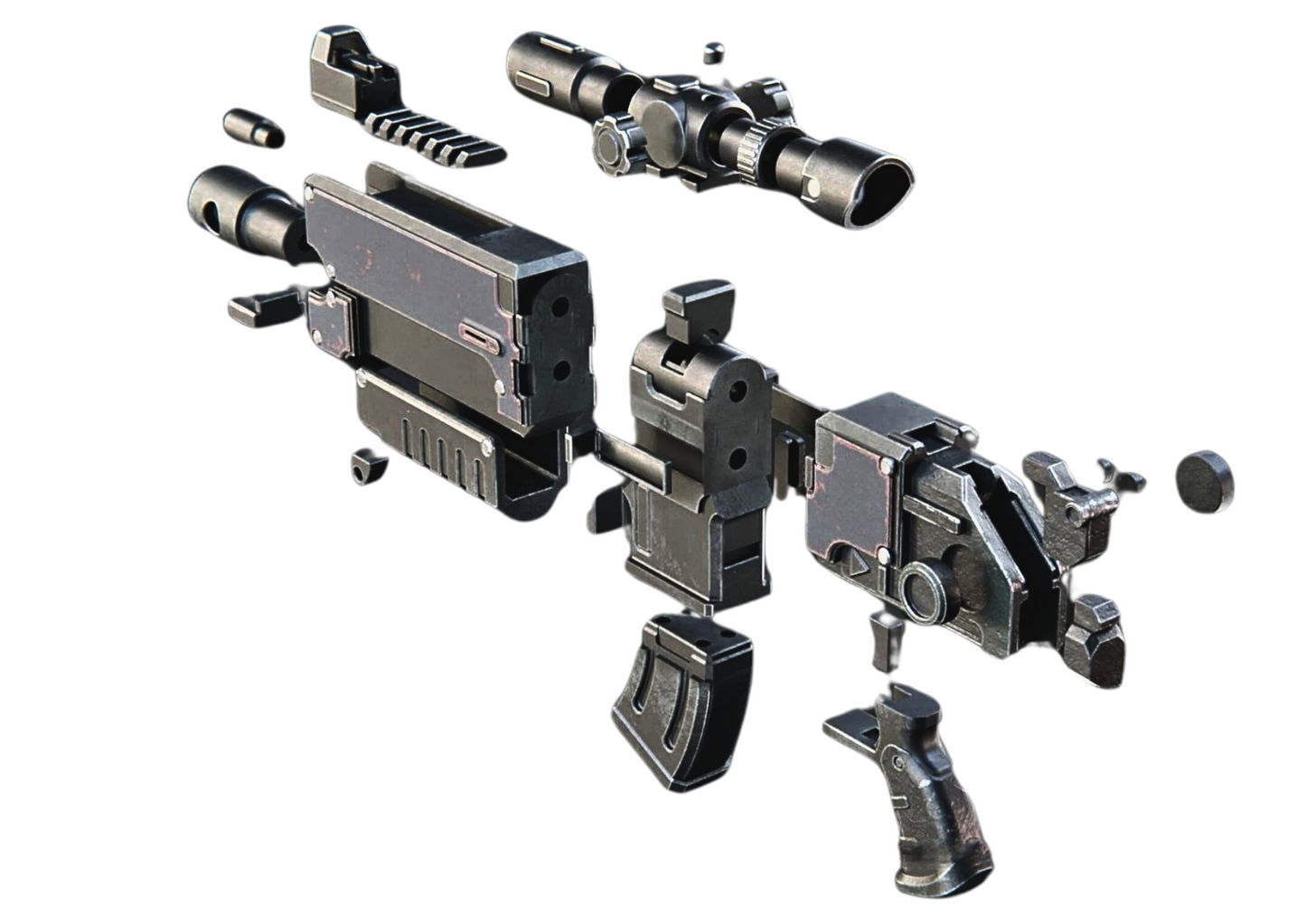 Warhammer 40K: Bolt Rifle - Prop or Cosplay (DIY Kit)