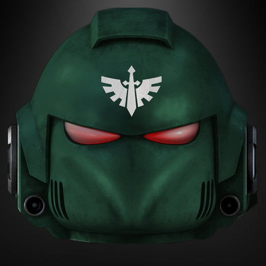 Warhammer 40K: Dark Angels MK6 Helmet - Prop or Cosplay