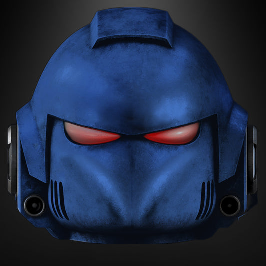 Warhammer 40K: Ultramarine MK6 Helmet - Prop or Cosplay