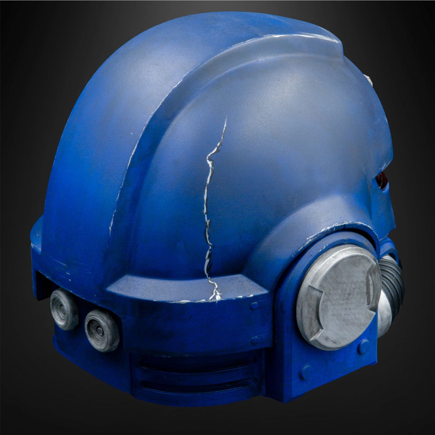 Grimdark: Power Armour Helmet - Ultramarine - Prop or Cosplay