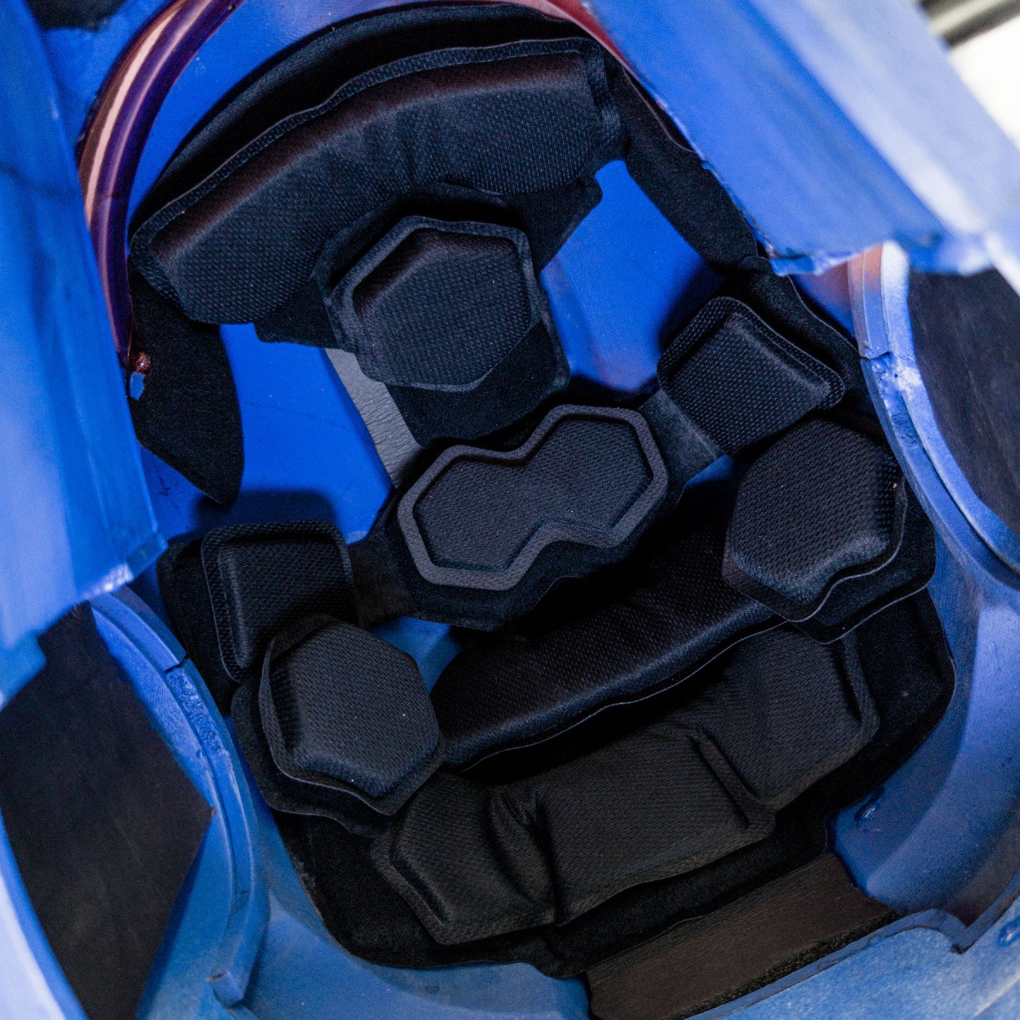 Grimdark: Power Armour Helmet - Ultramarine - Prop or Cosplay